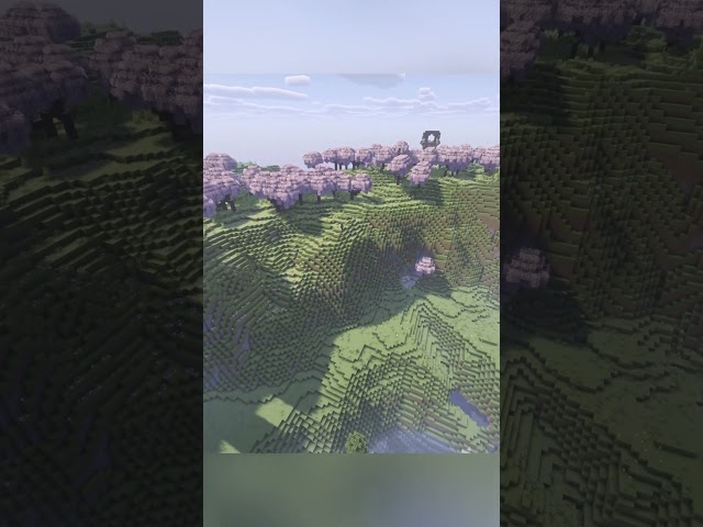 ITS SOO BEAUTIFULLLLL #minecraft #minecraftshorts #minecraftseeds #minecraftbeauty