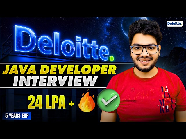 Deloitte Java Developer Interview Experience & Questions [ 24 LPA+ ]