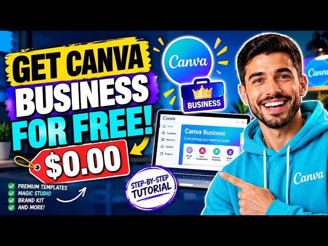 How to get Canva Business Subscription for FREE ($0.00)