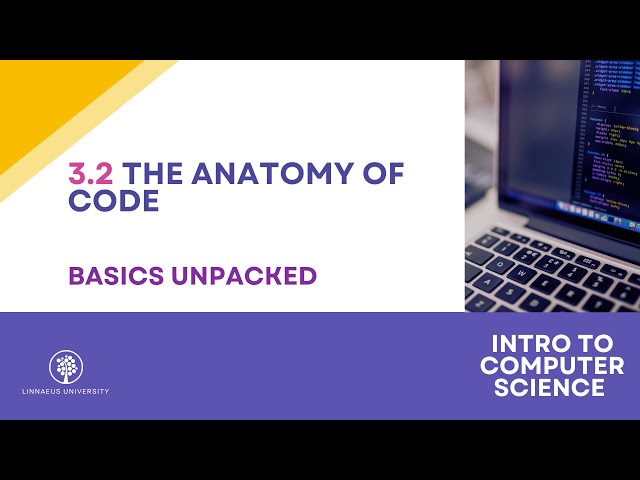 The Anatomy of Code - Basics Unpacked