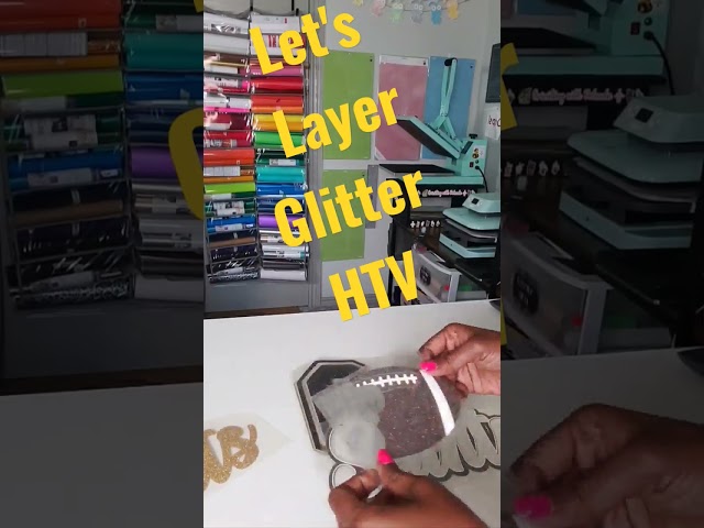 Learn How To Layer Glitter Heat Transfer Vinyl With A Siser Romeo!