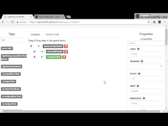 Lightning Component UI Builder