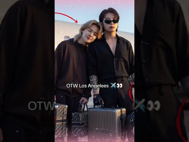 2 minutes ago: Jimin & Jungkook flew to LA?! ✈️👀 #bts #jikook  #kpop #shorts