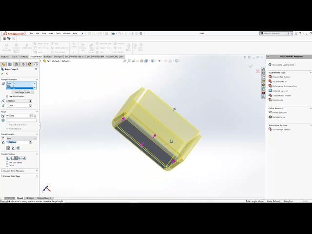Sheet metal drawing solidworks for beginners solidworks 3D Design | sheet metal Drawing|solidwork 🔩