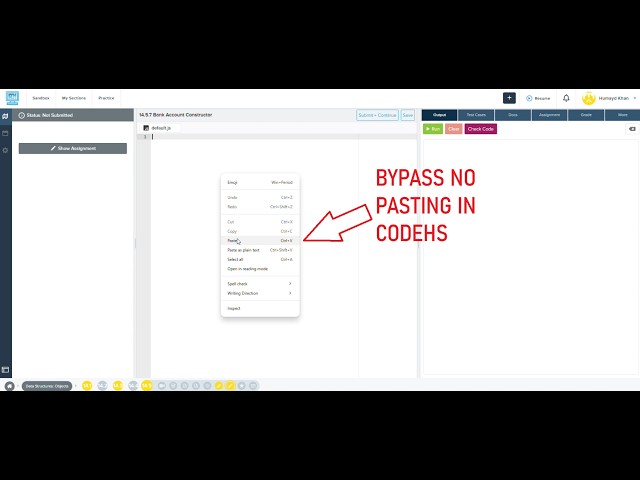 CodeHS No Pasting Bypass???