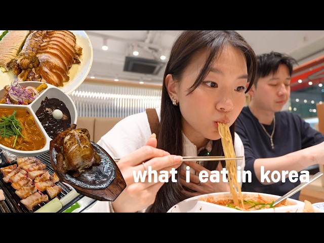 what i eat in a week in korea!