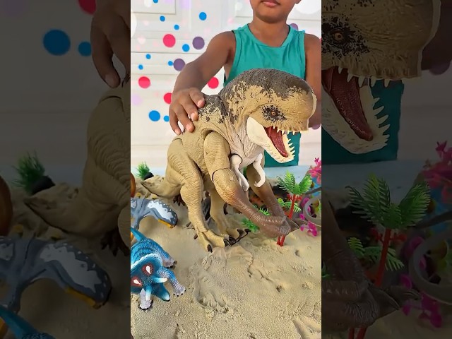 D Rex and Dinosaurs on the Beach! #shorts #shortvideo #short