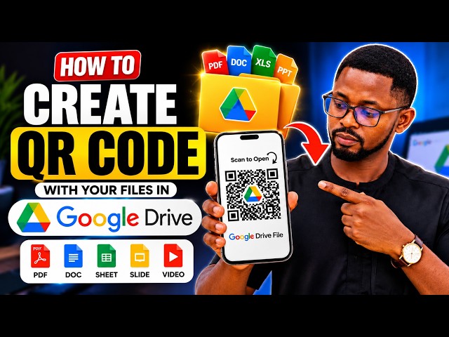 How to Create QR Code for Google Drive Files | PDF, Images & Documents.