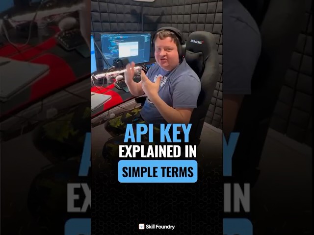 API key explained in simple terms. What do you want me to explain next? Drop it in the comments!
