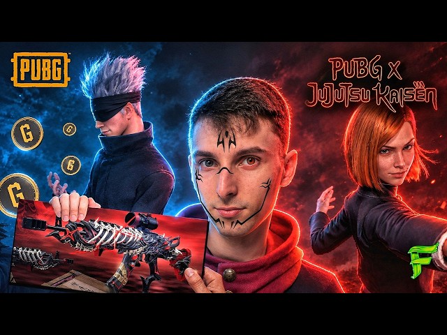 FROGMAN OPENING 70K G-COINS FROM THE NEW JUJUTSU KAISEN CRATE IN PUBG 🔥 (new beryl)