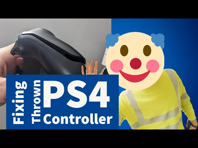 Fixing Thrown Broken PS4 Controller (popped outside casing)