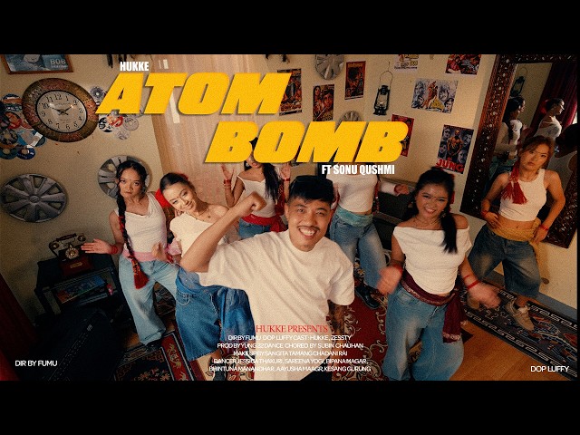 Hukke - Atom Bomb Ft Sonu Qushmi Official M/V / Starring Zessty