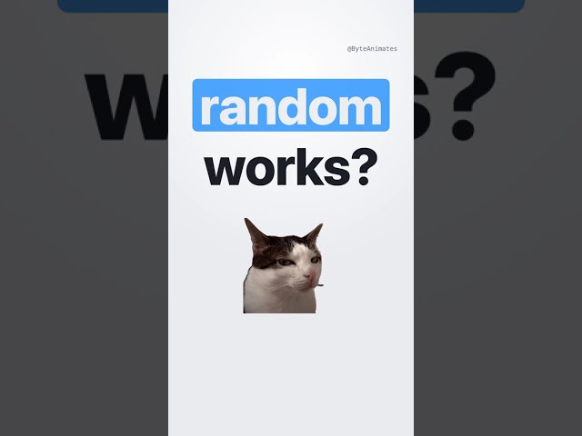 Random numbers are a formula, not a coin flip  #learntocode #programming #python #random