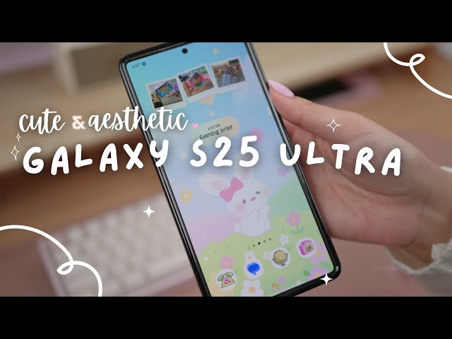 Samsung Galaxy S25 Ultra🌷 How I customize my Android Phone 📱