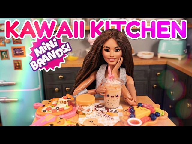 Kawaii Kitchen : New Mini Brands | Does They Fit Barbie? Part 2
