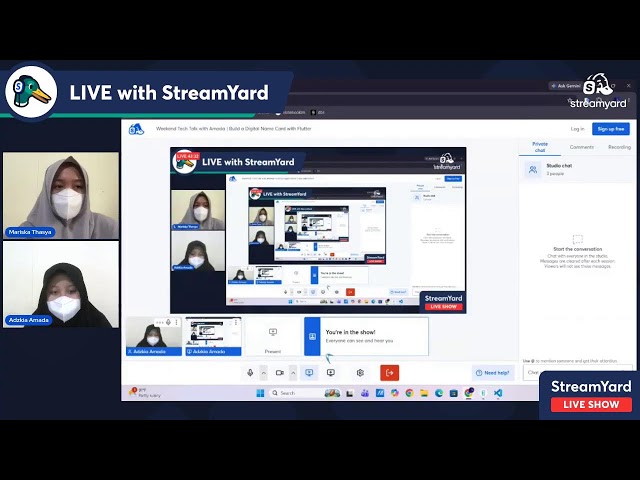 Weekend Tech Talk with Amada | Build a Digital Name Card with Flutter