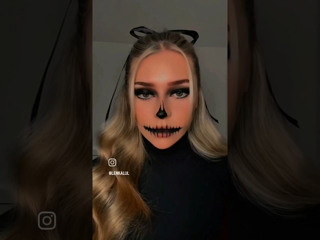 Halloween Makeup 🎃#halloween #makeup #shorts #fyp #youtubeshorts #beautytiips #tutorial #spooky