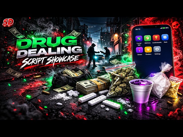 (FIVEM) Advanced Drug Selling Script Showcase! Advanced Trap Phone Script! (ESX/QBCORE/QBOX)