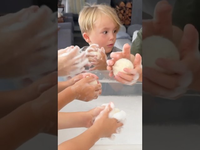 Wet Felted Wool Balls | Kindergarten | Day 6