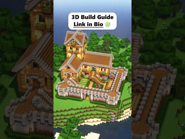 Minecraft Starter House 12🏡 - Sereyka.com🔗 #shorts