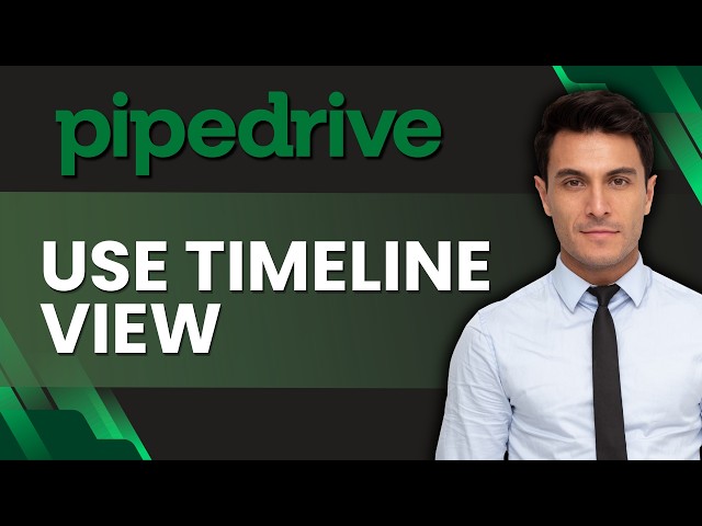 How to Use the Deal Timeline View in Pipedrive | Tutorial 2026