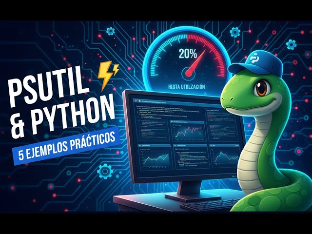 Obten el porcentaje de tu CPU con Python , Facil y Rapido #Python #PSUTIL