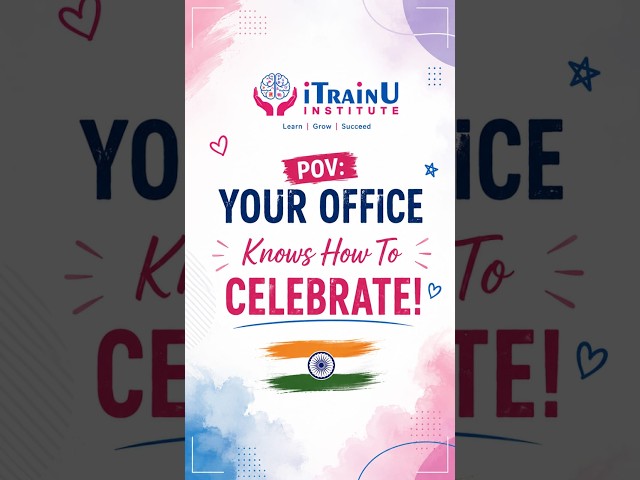 POV: When your workplace knows how to celebrate! 🇮🇳❤️🎈 #happyindependenceday