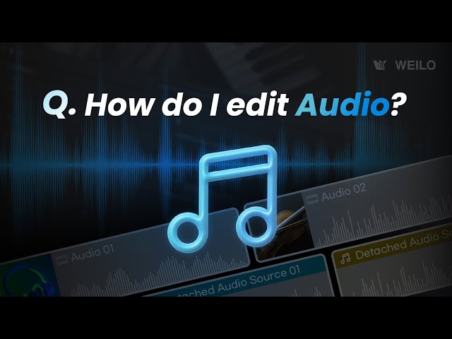 How do I edit Audio? | QnA Tutorial 06