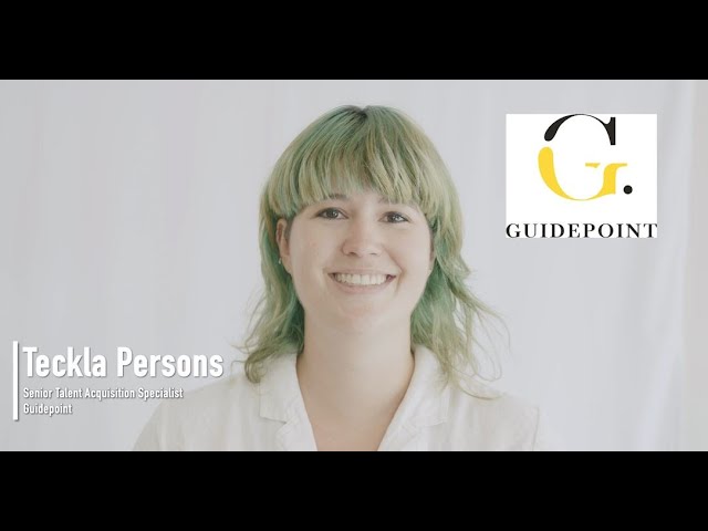 CAREER ADVICE: Teckla Persons (Guidepoint)