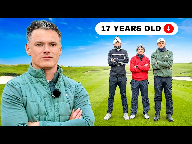 I Challenged The 3 BEST Junior Golfers in Ireland...Big Mistake!!