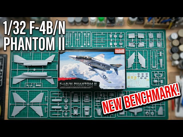 The future of model kits?  In box review of the Red Pill Models 1/32 F-4B/N Phantom II