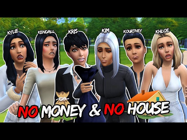 We Made the Kardashians as Poor as Possible... (Pt. 1)| Sims 4 Rags to Riches Challenge Gameplay