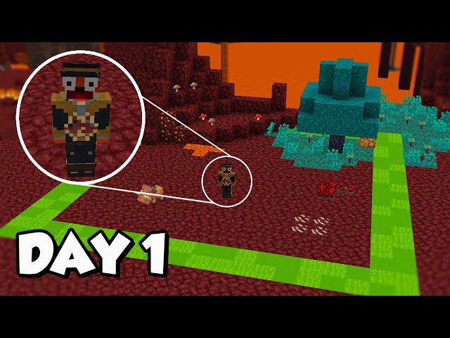 Minecraft, But I Can't Leave This Nether Chunk (#1)