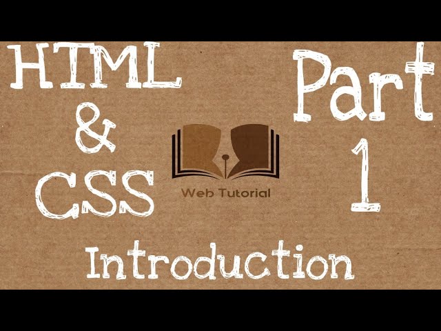 html and css tutorial for beginners | Introduction Part-1 | web tutorial by nikhil koshti