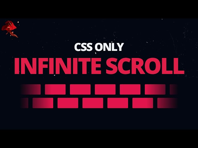 You Don't Need JavaScript For This - CSS ONLY Infinite Scroll