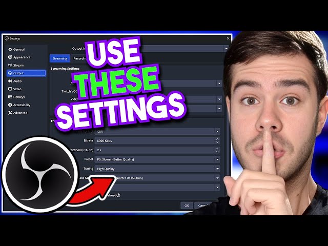 Best OBS Studio Settings for RECORDING in 2026 (For Beginners)