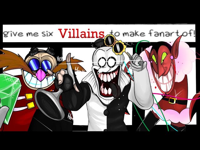 Drew 6 Villians- Speed paint