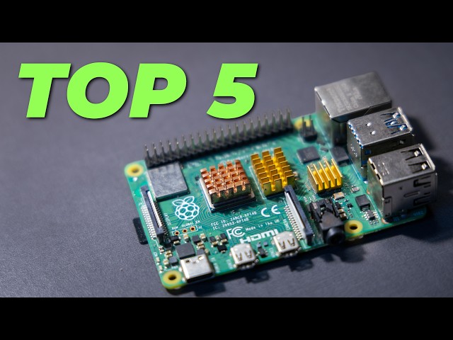 TOP 5 RASPBERRY PI PROJECTS - What I use every day