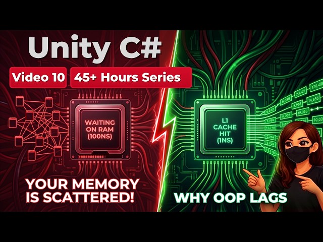 Why Your C# Code Is Fast But Your Unity Game Is Lagging (AoS vs SoA)