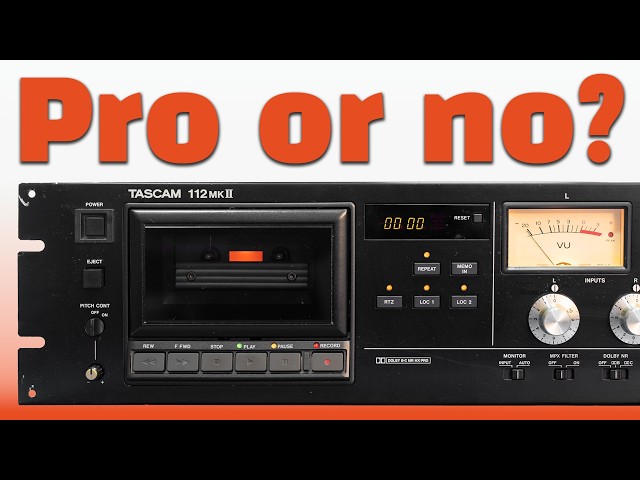 Cassettes really sing with the Tascam 112 Mk II