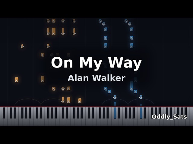 On My Way - Alan Walker | Piano Cover & Tutorial