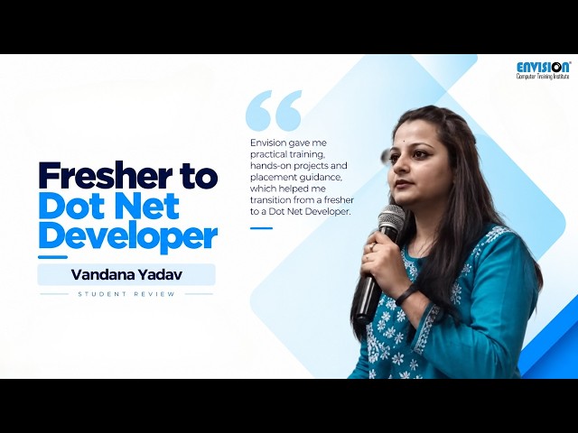 Vandana Yadav - Student Review | Dot Net Full Stack Course in Pune