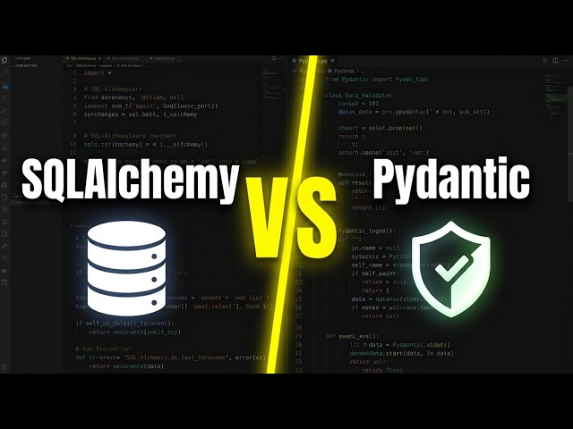 SQLAlchemy vs Pydantic Models — What's the Difference? (FastAPI Explained)