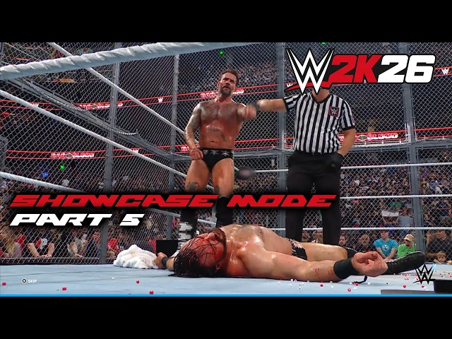 It's Hell in a Cell and First Raw on Netflix in my CM Punk's Showcase in WWE 2K26