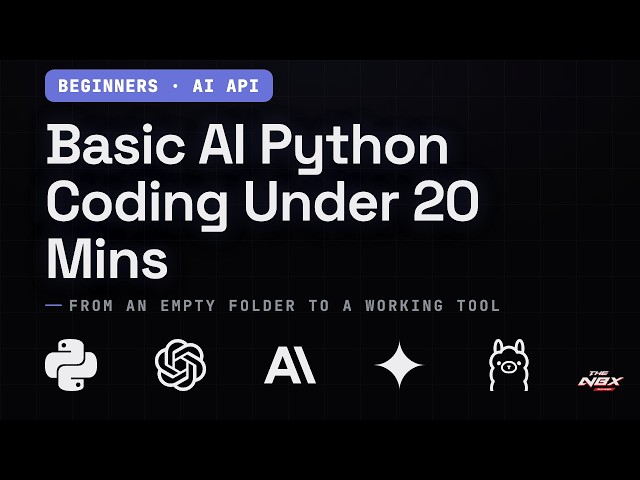 Learn To Code AI For Your Own Work Using Python, For Beginners