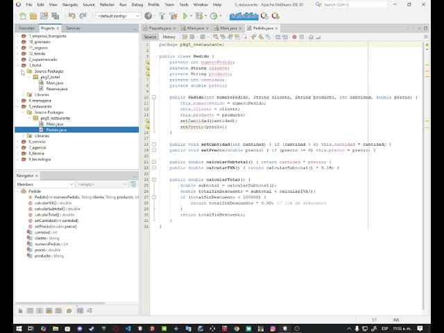 Explicacion de trabajo de programacion