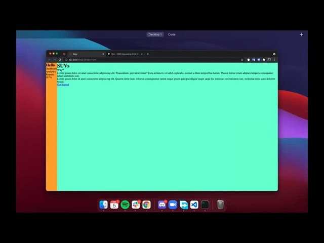 CSS Layout Challenge