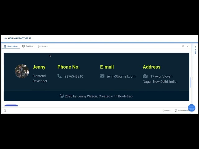 Build Your Own Responsive Website Coding Practice - 13