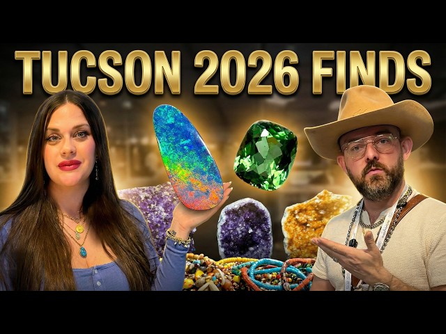 Tucson Gem Show 2026: Russian Blue Beads + a Rare Color-Change Garnet