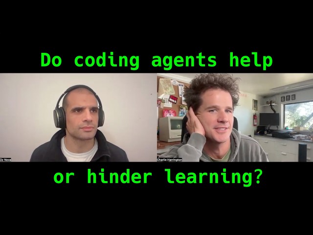 Do coding agents help or hinder learning?